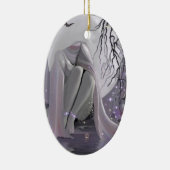 Mondlichtschläfer! Keramik Ornament (Rechts)