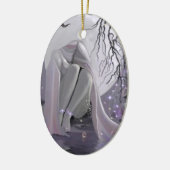 Mondlichtschläfer! Keramik Ornament (Links)