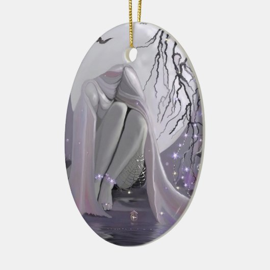 Mondlichtschläfer! Keramik Ornament (Links)