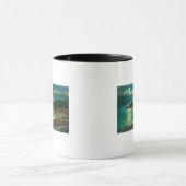 Mondlichtsicht auf die Vue de l'EauSanta Cruz, CA Tasse (Zentrum)