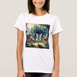 "Mondlichtverzauberung Der Heidenwald der Fee T-Shirt