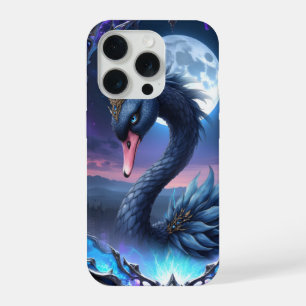 Mondlichtwächter – Schwan des stillen Lichts.  iPhone 15 Pro Hülle