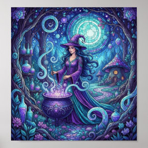 MondlichtWaldHexe Poster