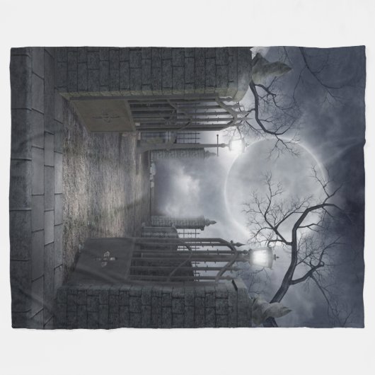 Mondlichtweg Fleecedecke (Vorderseite (Horizontal))