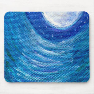 Mondlichtwellen und Wirbel Mousepad