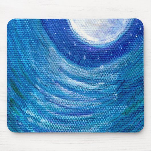Mondlichtwellen und Wirbel Mousepad (Vorne)