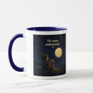Mondliebhaber himmlisches Geschenk Tasse