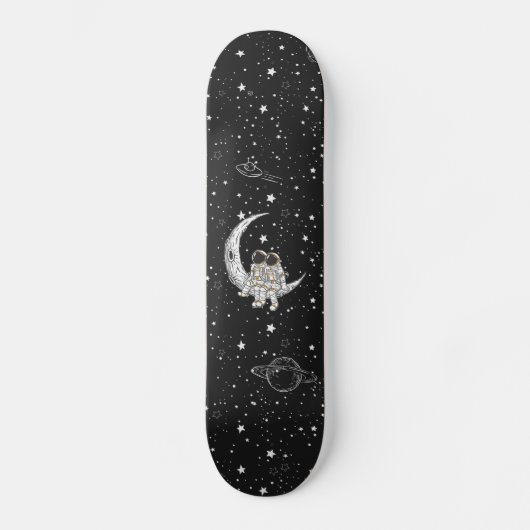 Mondliebhaber Skateboard (Vorderseite)