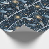 Mondlied Wald der Singvögel Geschenkpapier (Ecke)