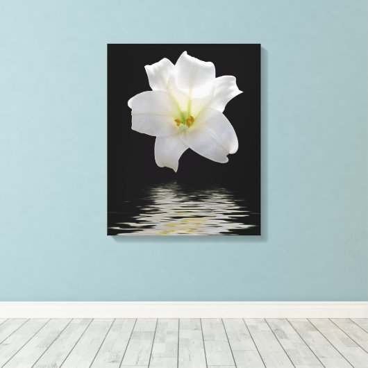 Mondlilie Leinwanddruck (Insitu (Holzboden))