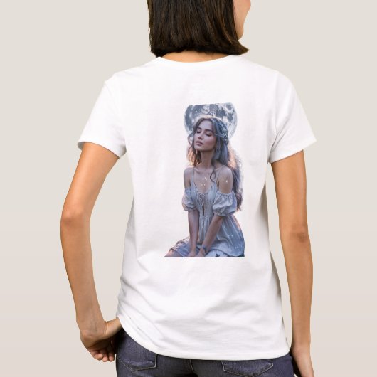 "Mondlit Serenity T-Shirt (Rückseite)