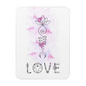 *~* Mondlotus Weg nach Nirvana Magnet (Vertikal)