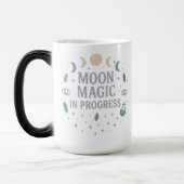 Mondmagie in Arbeit Celestial Witch Boho Dekor Verwandlungstasse (Links)