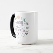 Mondmagie in Arbeit Celestial Witch Boho Dekor Verwandlungstasse (Vorderseite Links)