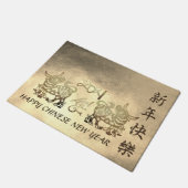 Mondmetall Ox New Year 2021 S DM Fußmatte (Schrägansicht)