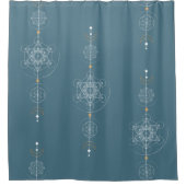 Mondmetatron Duschvorhang (Vorderseite)