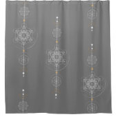 Mondmetatron Duschvorhang (Vorderseite)