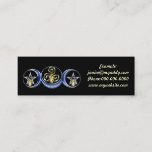 Mondmond-Spiralenkopie, Beispiel: Mini Visitenkarte