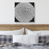 Mondmosaik der Südpolarregion m Leinwanddruck (Insitu (Schlafzimmer))