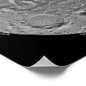 Mondmosaik der Südpolarregion m Poster (Ecke)