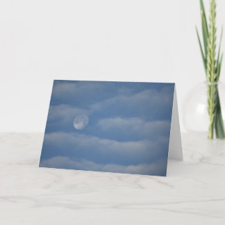 Mondnotecards Karte