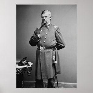 Mondo ziviler Kriegs-Schnurrbart, 1860s Poster