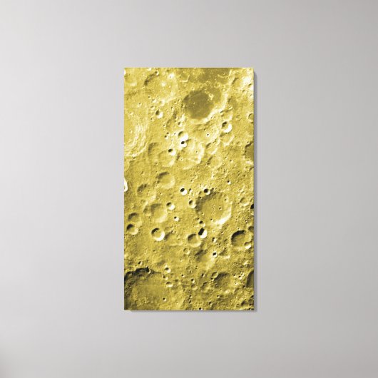 Mondoberfläche Leinwanddruck (Vorderseite)