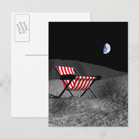 Mondoberfläche Postkarte (Vorne/Hinten)