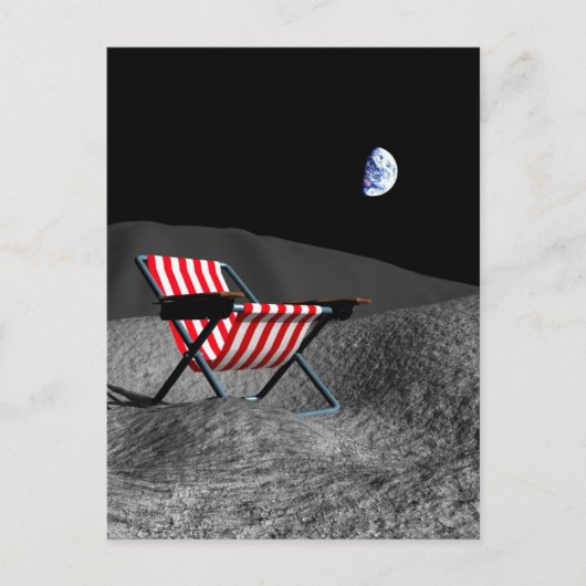 Mondoberfläche Postkarte (Vorderseite)