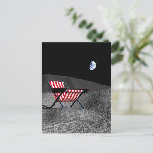 Mondoberfläche Postkarte (Stehend Vorderseite)