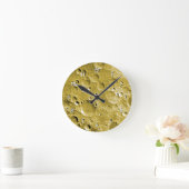 Mondoberfläche Runde Wanduhr (Zuhause)