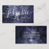 Mondphase Himmelskörper Psychischer Mittelheiler Visitenkarte (Vorne/Hinten)