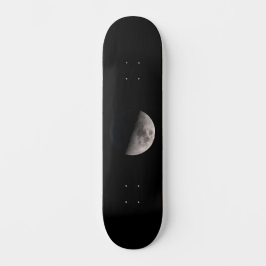 Mondphase im ersten Quartal Skateboard (Vorderseite)