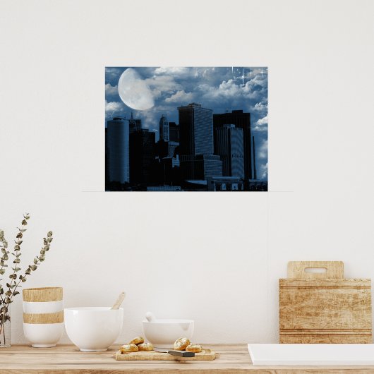 Mondphase Poster (Küche)