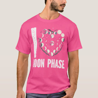 Mondphase Vollmond Mondfinsternis Astronom Astr T-Shirt