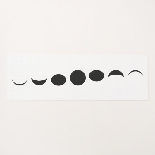 Mondphase Yogamatte (Rückseite (Horizontal))