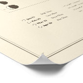 Mondphasen 2027 Kalenderposter Poster (Ecke)