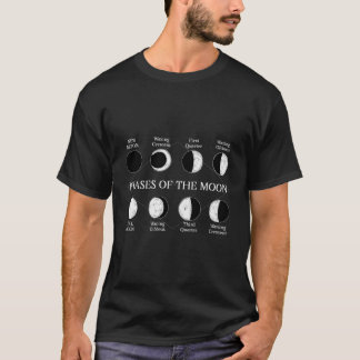 Mondphasen Astrologie Mondphasen Mondzyklus T-Shirt
