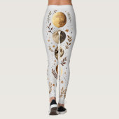 Mondphasen Botanische Leggings (Rückseite)