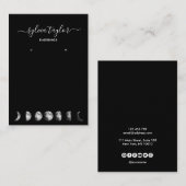 Mondphasen Erring-Rahmen-Anzeige Logo hinzufügen Visitenkarte (Vorne/Hinten)