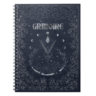 Mondphasen-Grimoire Notizblock