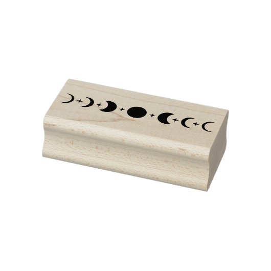 Mondphasen Gummistempel (Stempel)