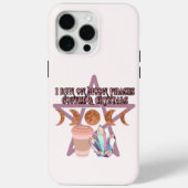 Mondphasen, Kaffee und Kristalle Case-Mate iPhone Hülle (Rückseite)