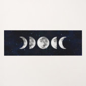 Mondphasen kosmisch yogamatte (Rückseite (Horizontal))