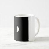 Mondphasen-Kunst-Tasse Kaffeetasse (VorderseiteRechts)