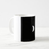 Mondphasen-Kunst-Tasse Kaffeetasse (Vorderseite Links)