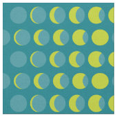 Mondphasen Mitte Jahrhundert Moderne Stoff (Nahaufnahme)