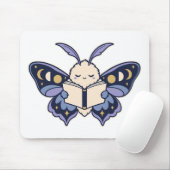 Mondphasen-Motten-Lesebuch-Mauspad Mousepad (Mit Mouse)