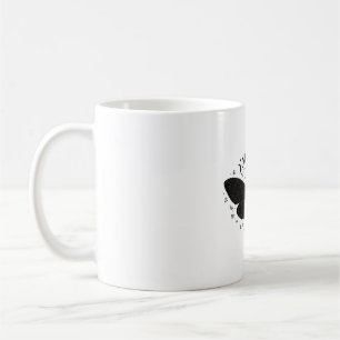 Mondphasen-Motten-Tasse — Totenkopfmotte Lunarphas Kaffeetasse