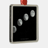 Mondphasen Ornament Aus Metall (Rechts)